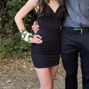 B Darlin Black Mini Dress